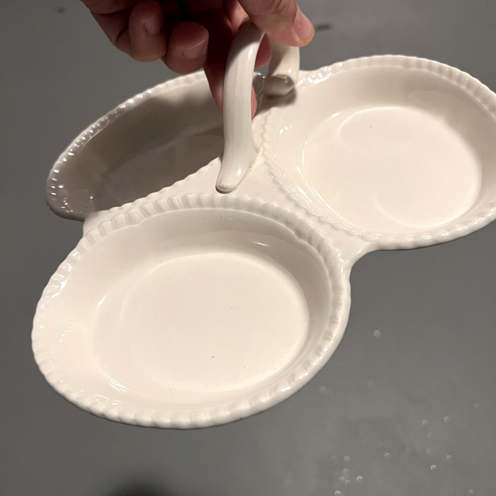 Spode Copeland England Porcelain Vintage Antique 3 Tray Candy Dish